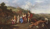 Cornelis van Poelenburgh - Children Of Frederick V Prince Elector Of Pfalz And King Of Bohemia